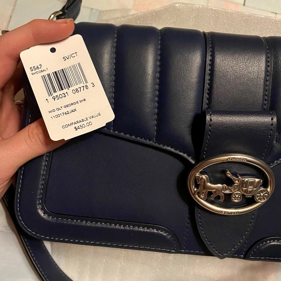 Coach Bags Shoulder Bag With Linear Quilting Nwt Poshmark